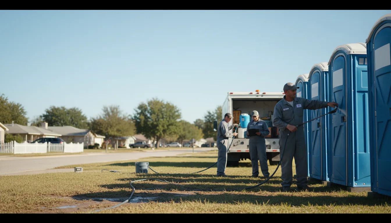 Long-Term Portable Toilet Rental in Pearland, TX near me